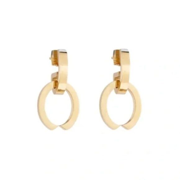 Vita Fede Cassio Earrings Adjustable Interlocking Detachable Old Money Links - Picture 7 of 9